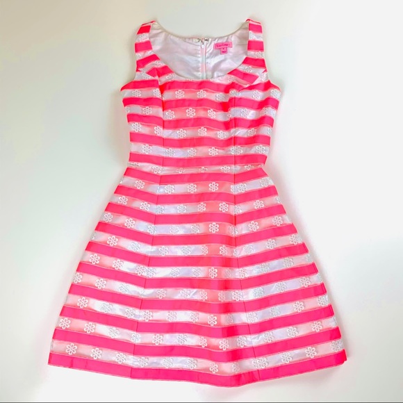 Lilly Pulitzer Pink Joslin Flutter Ribbon Stripe - Picture 4 of 8